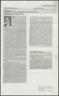 Questions and answer #2