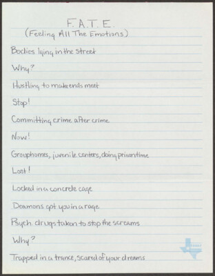 F.A.T.E. (Feeling all the emotions)