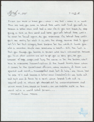 Prison can make or break you