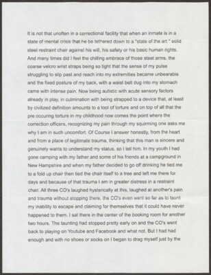 It is not that unoften in a correctional facility that when an inmate is in a state of mental crisis