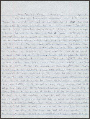 What are we really correcting?