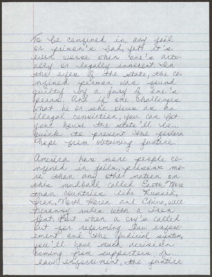 To be confined in any jail