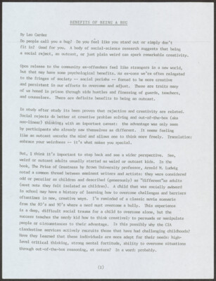 Benefits of being a bug