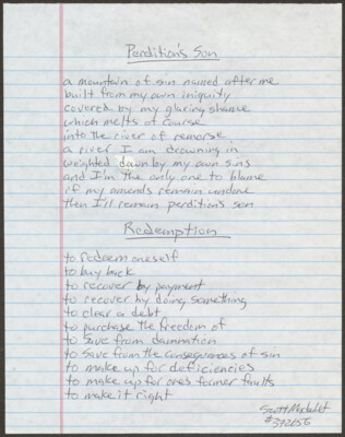 Perdition's son / Redemption