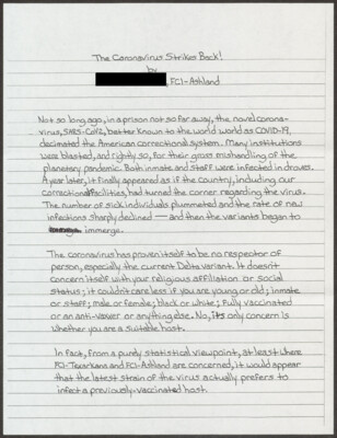 The coronavirus strikes back!