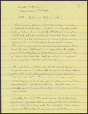 VRI - does it really work?