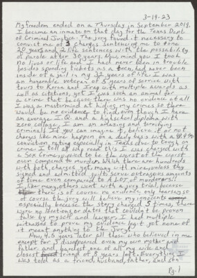 My freedom ended on a Thursday