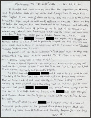 Welcome to "K.K.K." ville