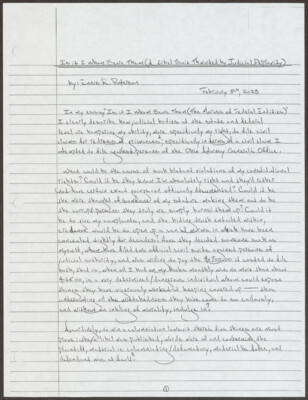 Is it I whom scare them (A libel suit thwarted by judicial depravity)