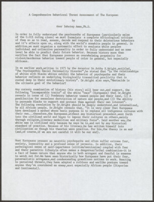 A comprehensive behavioral threat assessment of the European