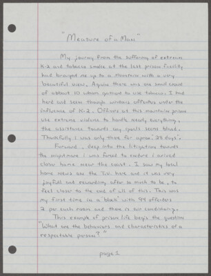 Measure of a man